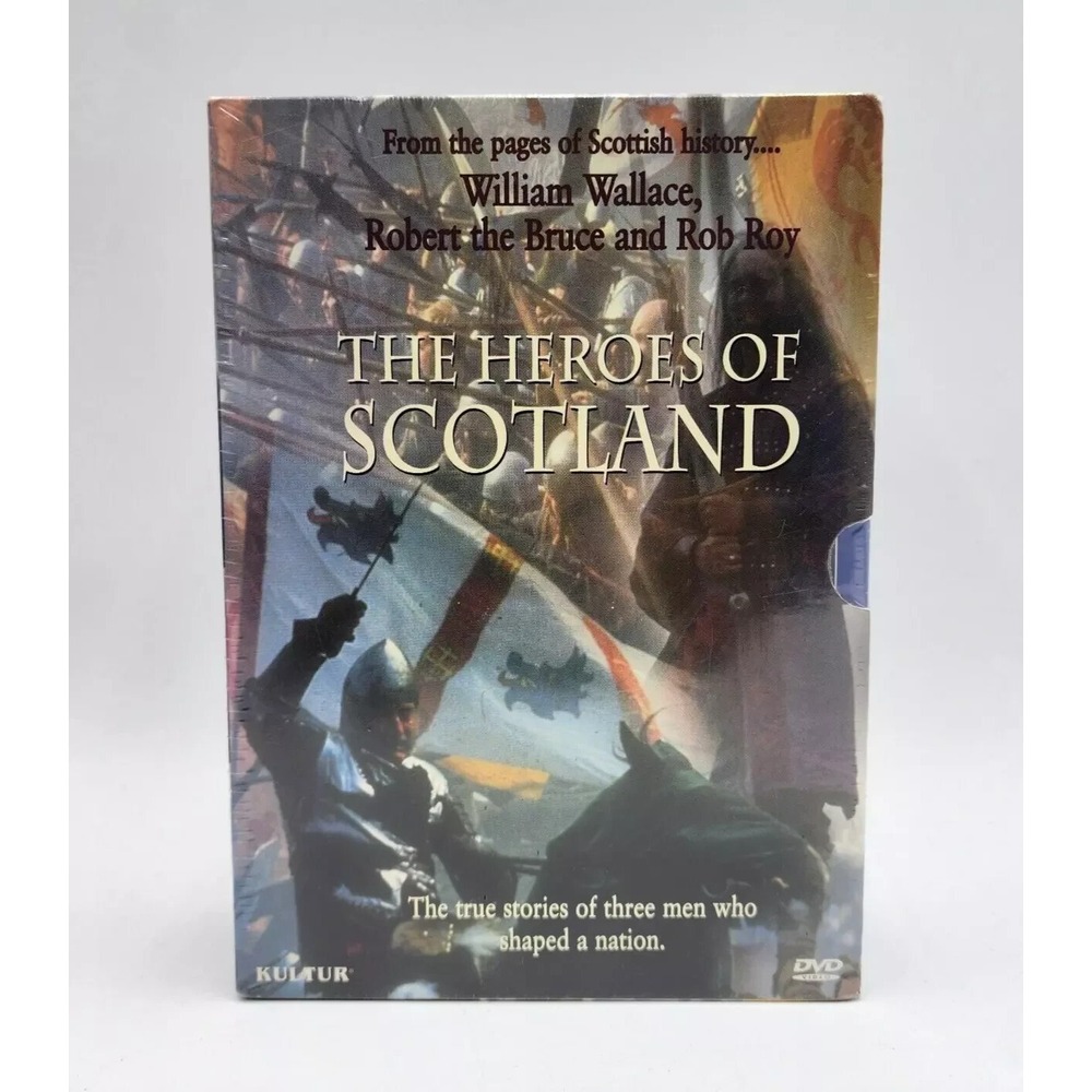 Heroes of Scotland DVD Box Set William Wallace Robert The Bruce‎ Brand New